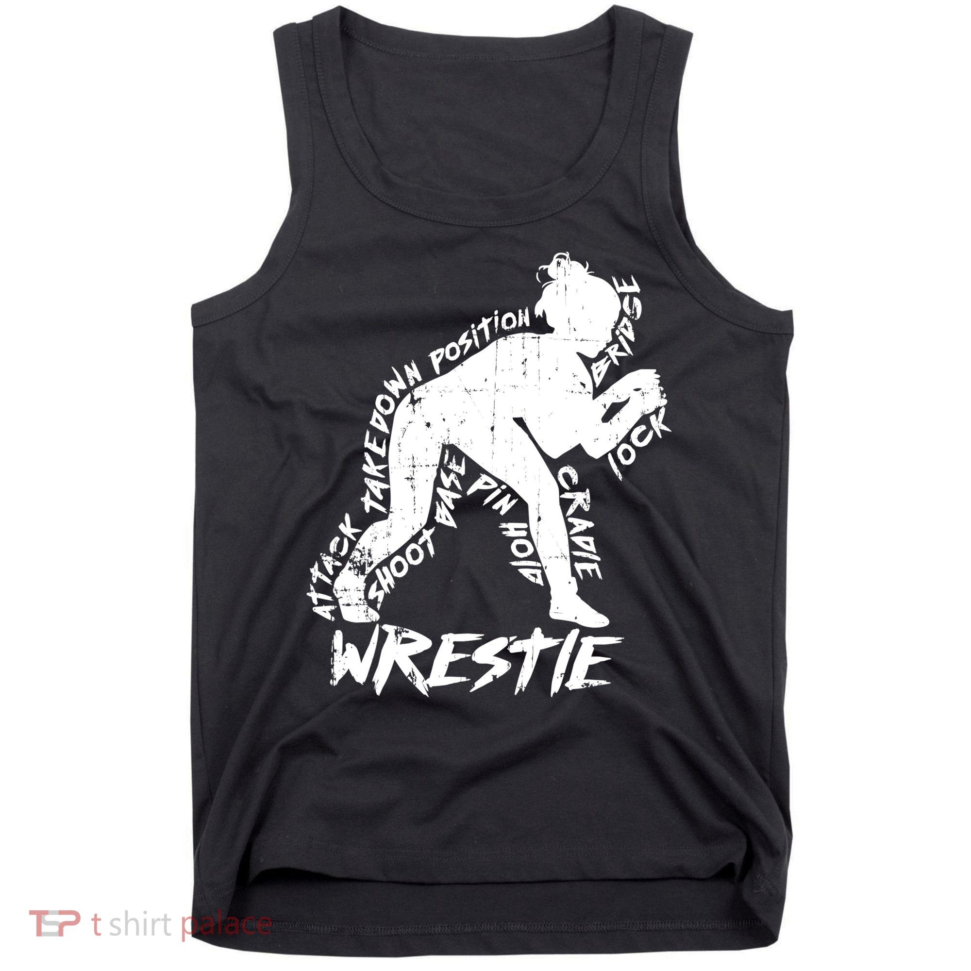 Cute High School Wrestling Gift For Mom Dad Gift For Girls Wrestling Gift Tank Top