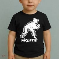 Cute High School Wrestling Gift For Mom Dad Gift For Girls Wrestling Gift Toddler T-Shirt thumb 2