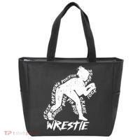 Cute High School Wrestling Gift For Mom Dad Gift For Girls Wrestling Gift Tote Bag thumb 0