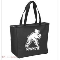 Cute High School Wrestling Gift For Mom Dad Gift For Girls Wrestling Gift Tote Bag thumb 2