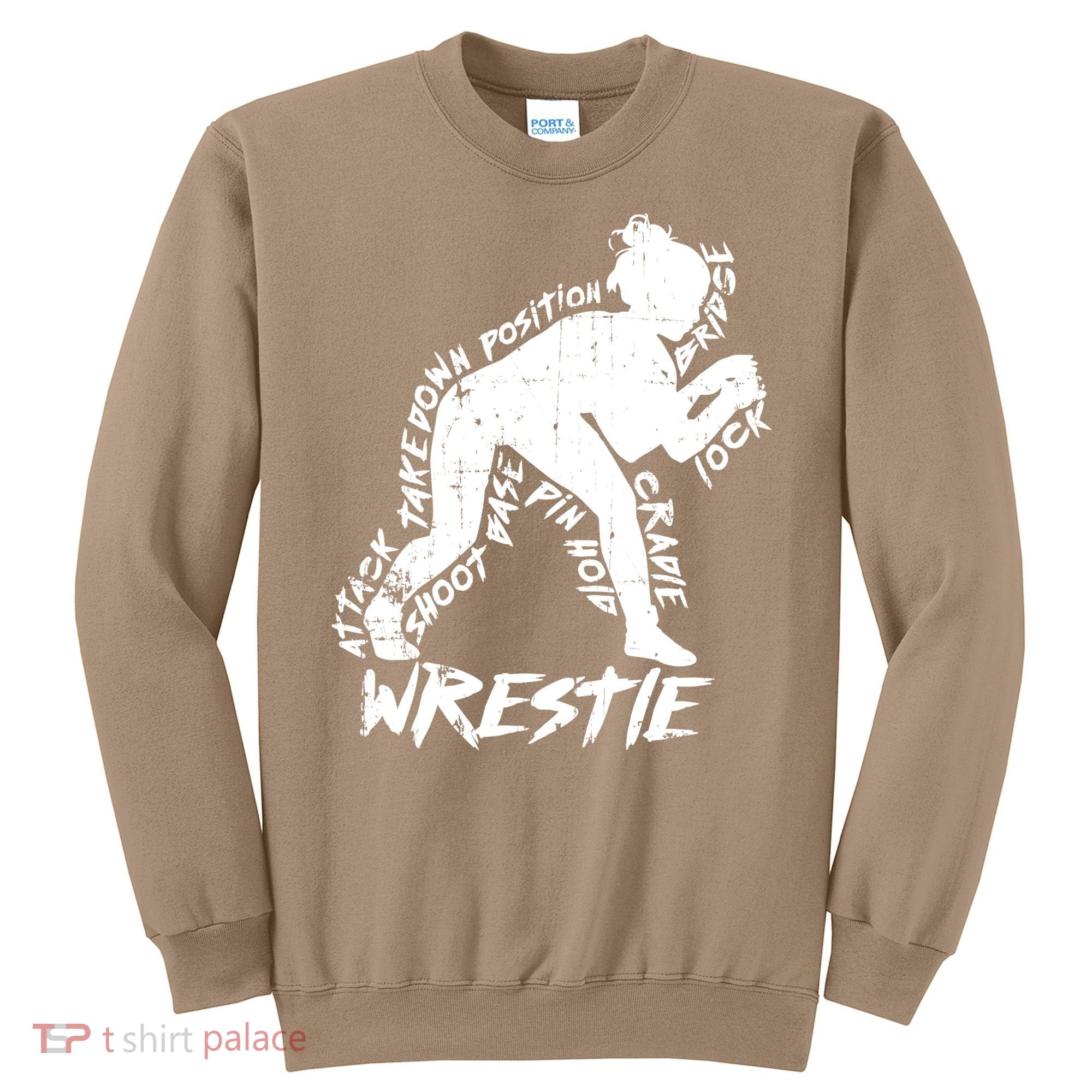 Cute High School Wrestling Gift For Mom Dad Gift For Girls Wrestling Gift Sweatshirt