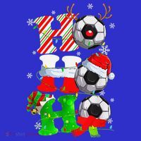 Christmas HoHoHo Santa Reindeer Soccer Pajama Gifts Women's Tank Top thumb 5