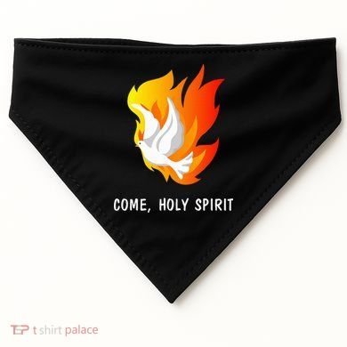 Come Holy Spirit USA-Made Doggie Bandana