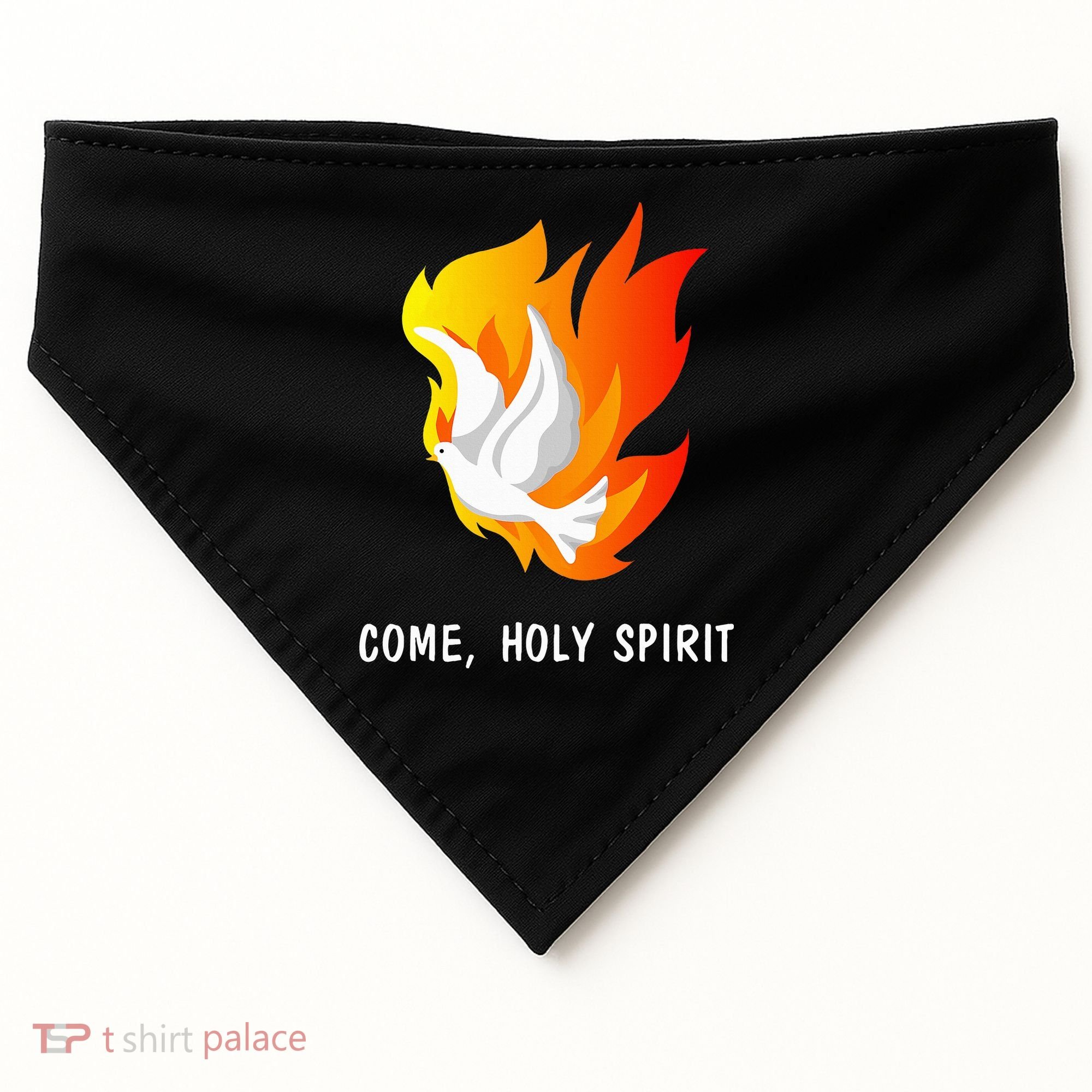 Come Holy Spirit USA-Made Doggie Bandana