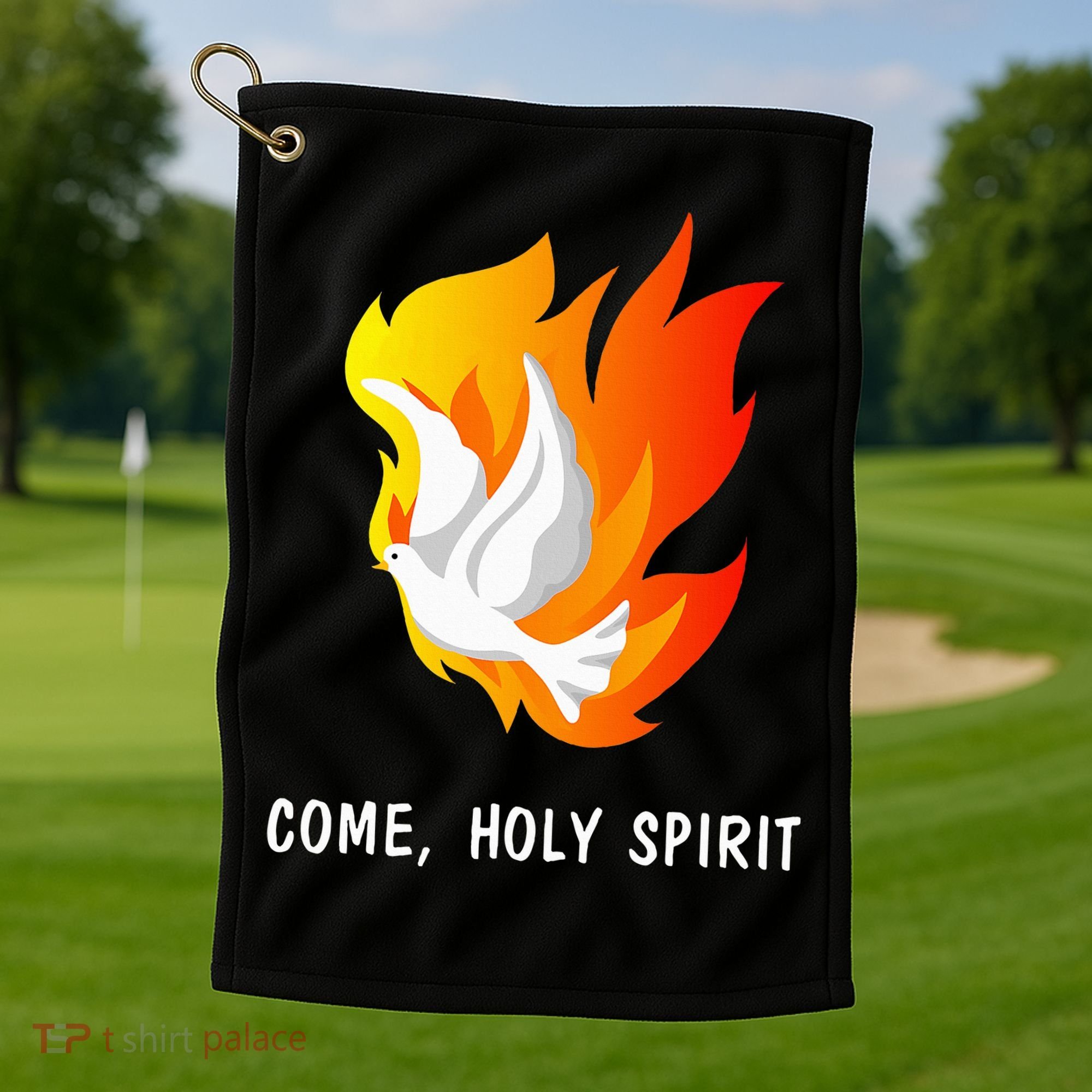 Come Holy Spirit Golf Towel