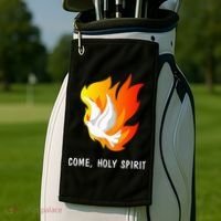 Come Holy Spirit Golf Towel thumb 2
