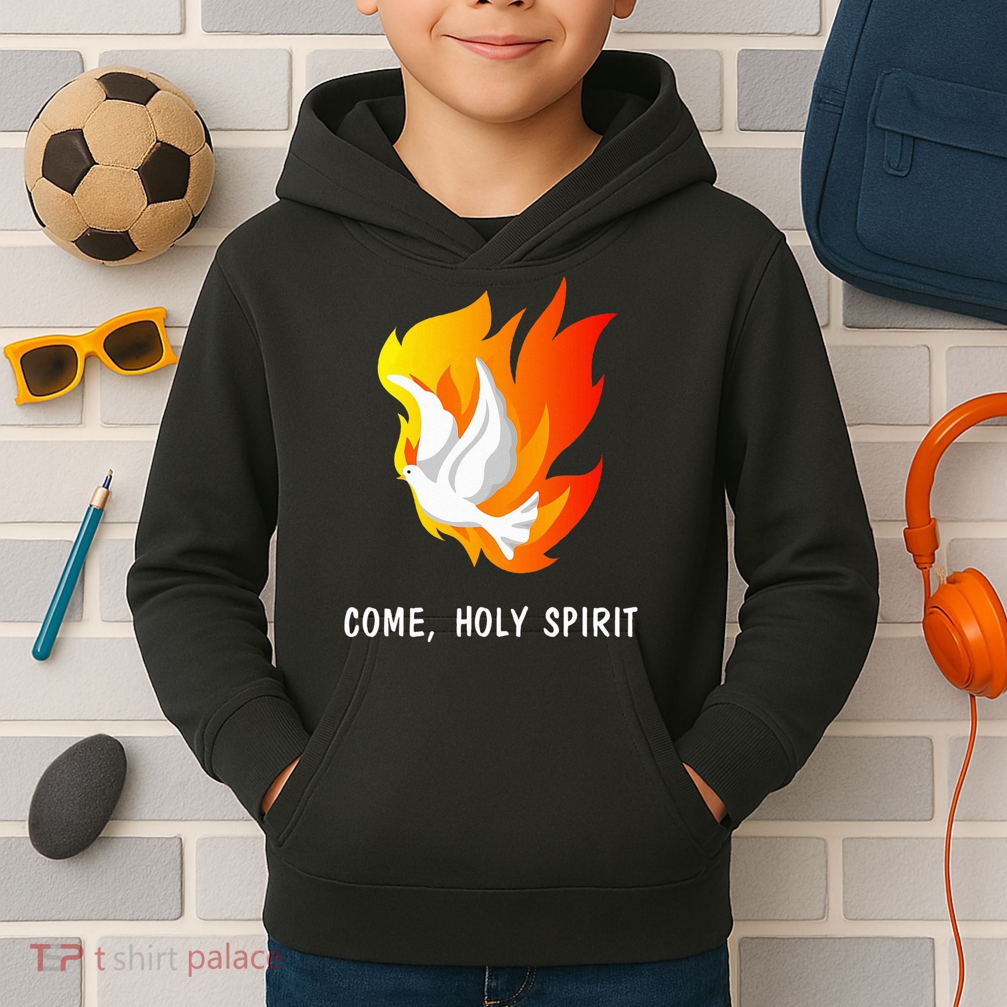 Come Holy Spirit Kids Hoodie