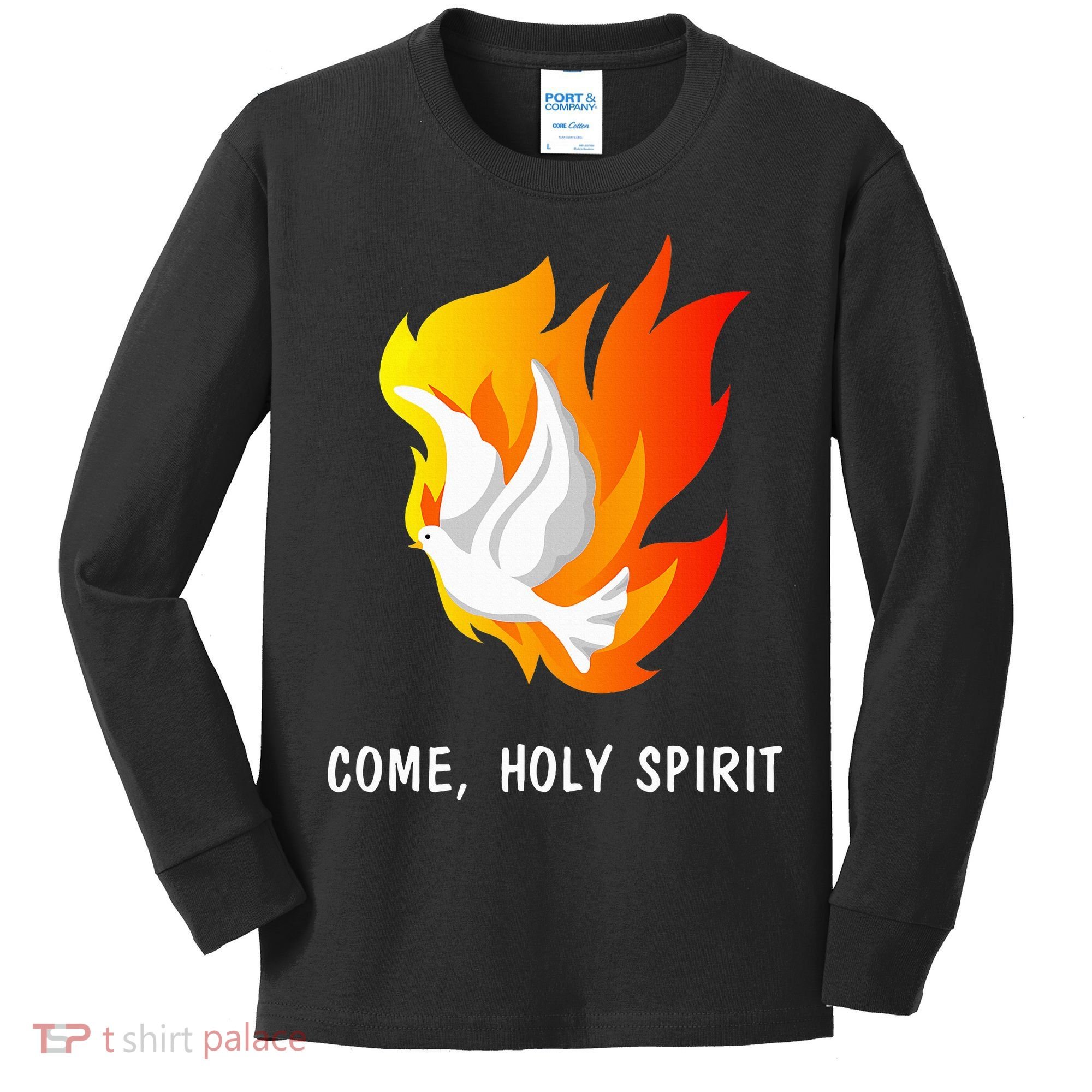 Come Holy Spirit Kids Long Sleeve Shirt