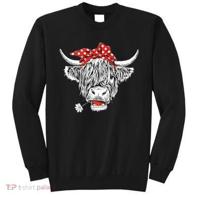 Cute Hairy Scottish Highland Cow Sweatshirt