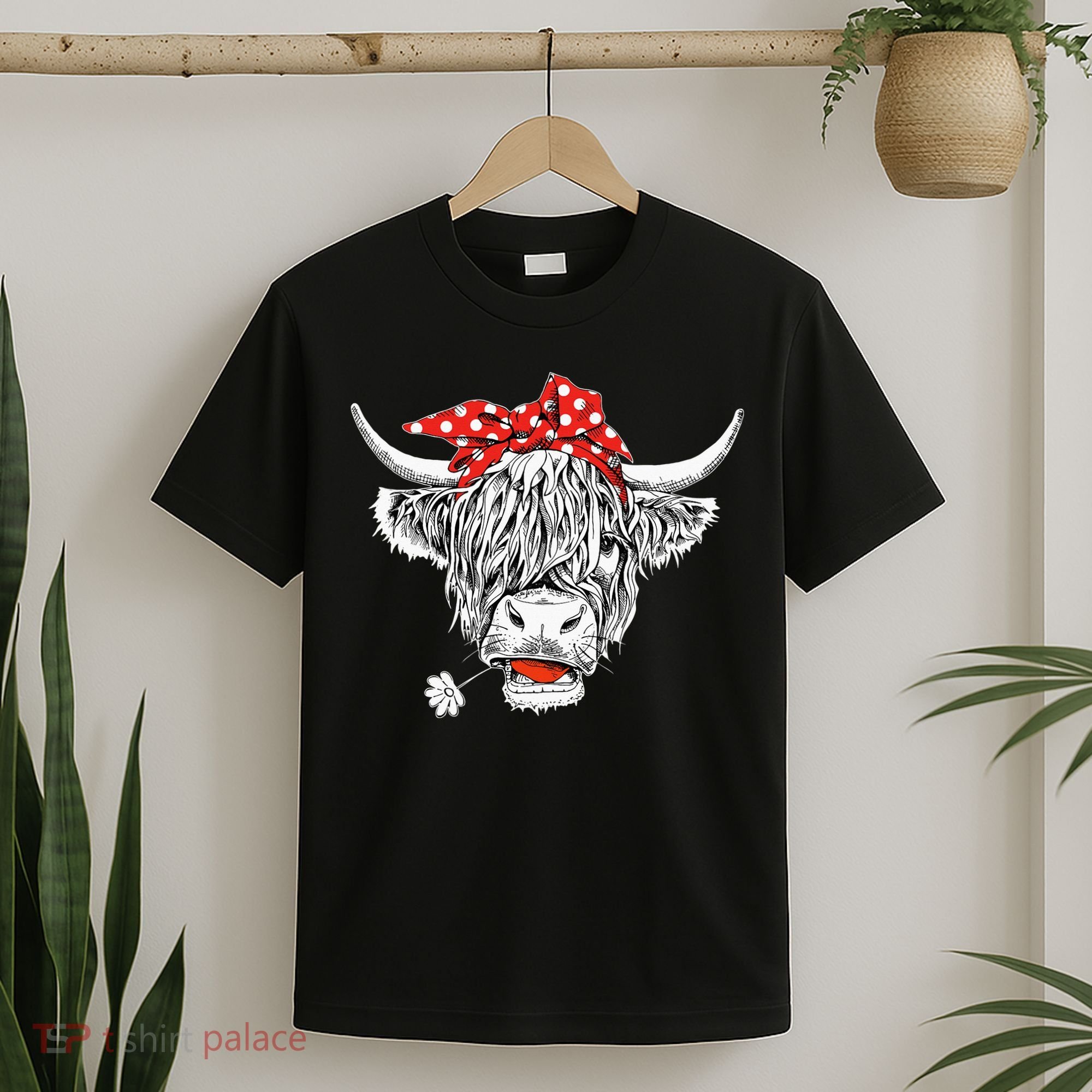 Cute Hairy Scottish Highland Cow T-Shirt