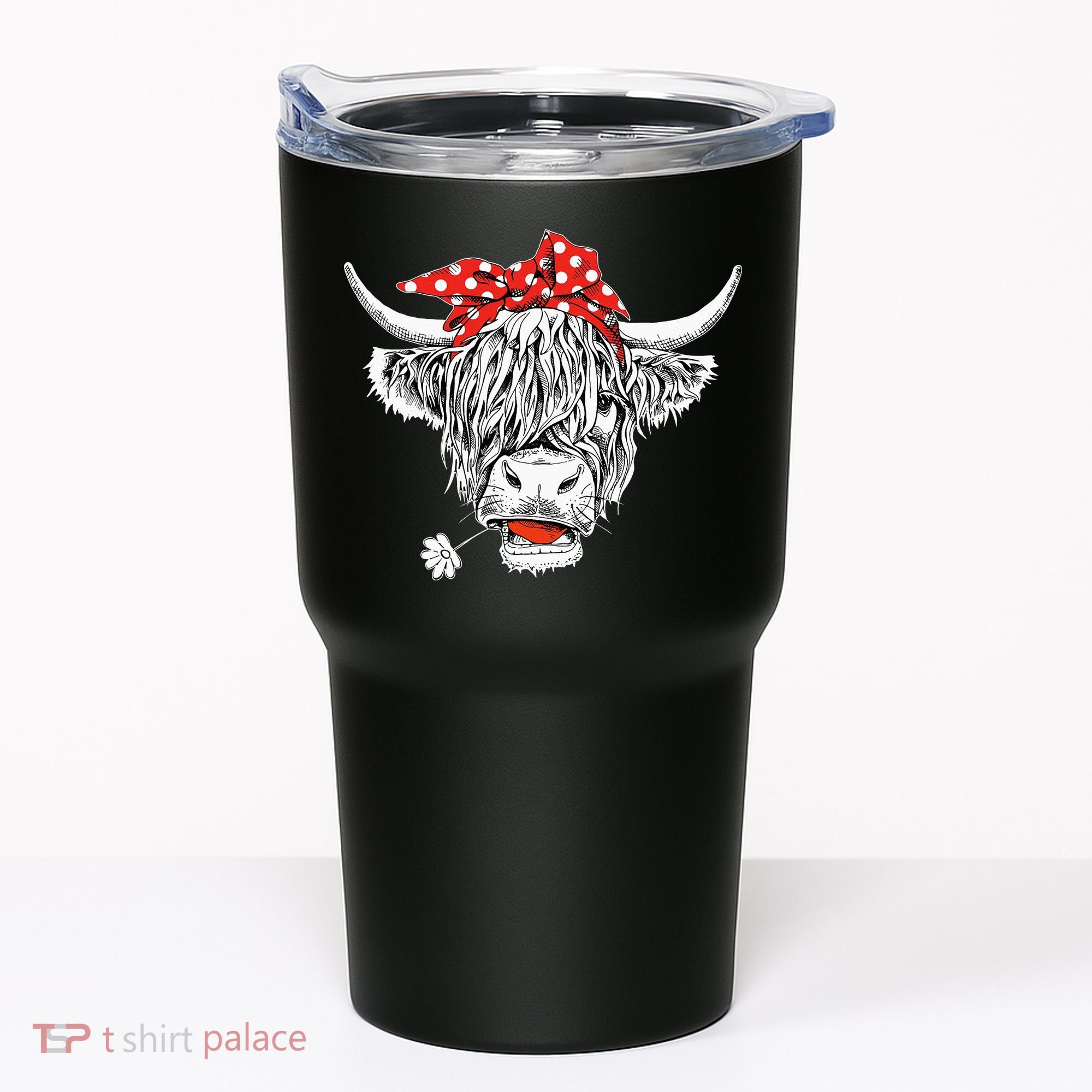 Cute Hairy Scottish Highland Cow Tumbler