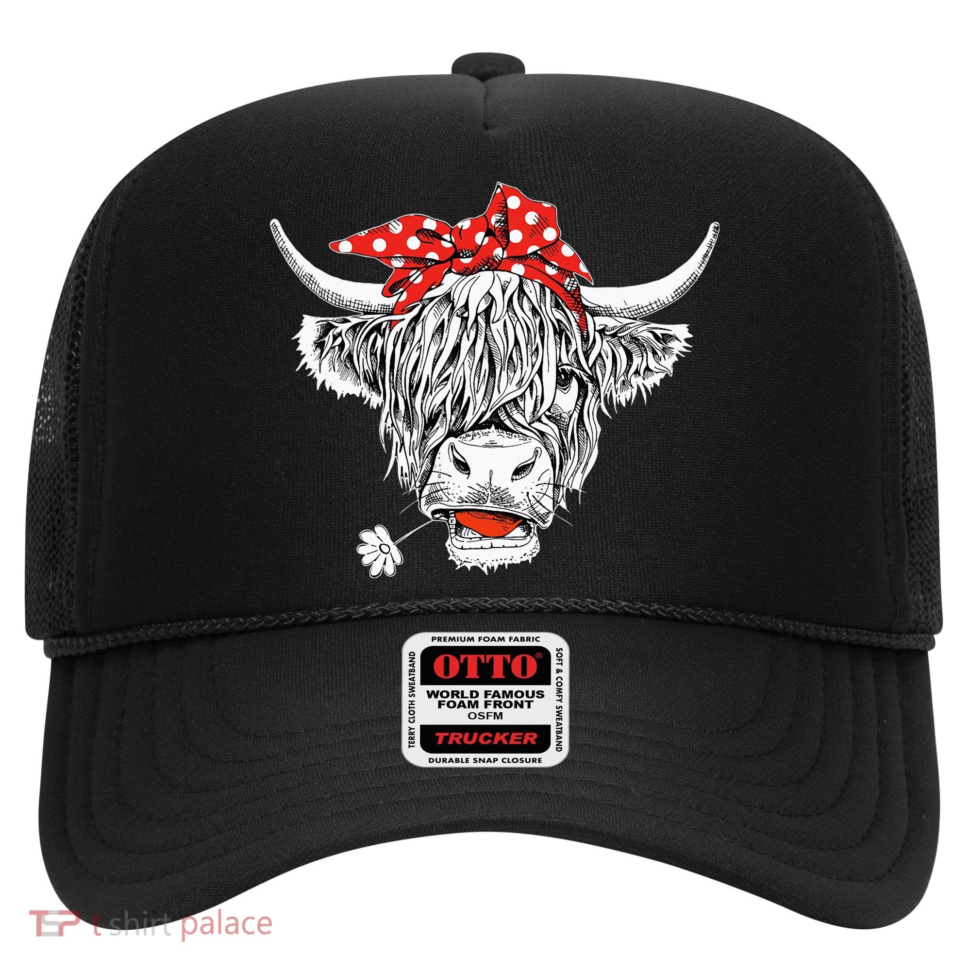 Cute Hairy Scottish Highland Cow Hat