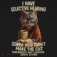 Cat Have Selective Hearing You Didnt Make Cut Funny 0lz3li Women's Tank Top thumb 5