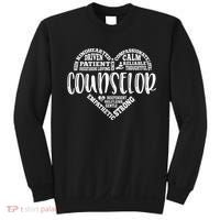 Counselor Heart School Counselor Guidance Schools Counseling Sweatshirt thumb 0