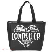 Counselor Heart School Counselor Guidance Schools Counseling Tote Bag thumb 0
