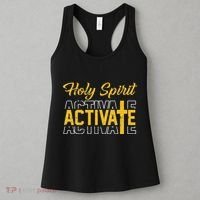 Christian Holy Spirit Activate Religious Jesus Saying Quote Women's Tank Top thumb 3