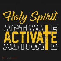 Christian Holy Spirit Activate Religious Jesus Saying Quote Baby Bodysuit thumb 2