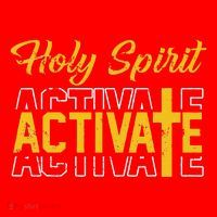 Christian Holy Spirit Activate Religious Jesus Saying Quote Santa Hat thumb 1