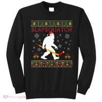 Christmas Hockey Sasquatch Slapsquatch Bigfoot Sweatshirt thumb 0