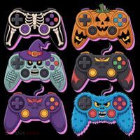 Cute Halloween Skeleton Zombie Gaming Control Gamer Coffee Mug thumb 5