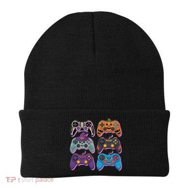 Cute Halloween Skeleton Zombie Gaming Control Gamer Beanie