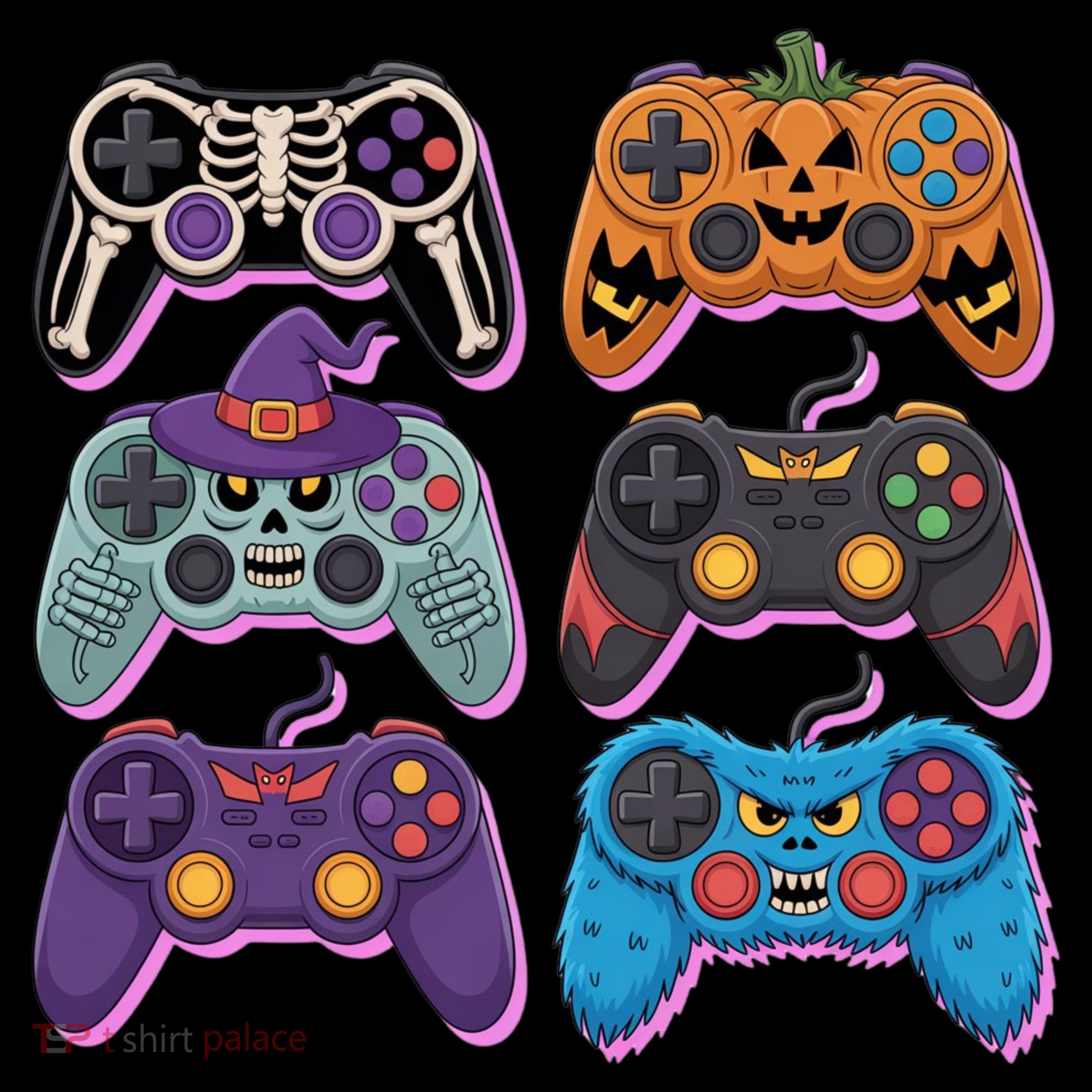 Cute Halloween Skeleton Zombie Gaming Control Gamer Women's Hoodie