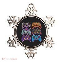 Cute Halloween Skeleton Zombie Gaming Control Gamer Ornament thumb 0