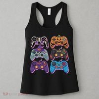 Cute Halloween Skeleton Zombie Gaming Control Gamer Women's Tank Top thumb 3