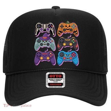 Cute Halloween Skeleton Zombie Gaming Control Gamer Hat