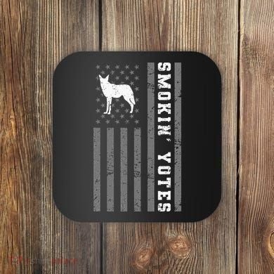 Coyote Hunting Smokin Yotes Coaster