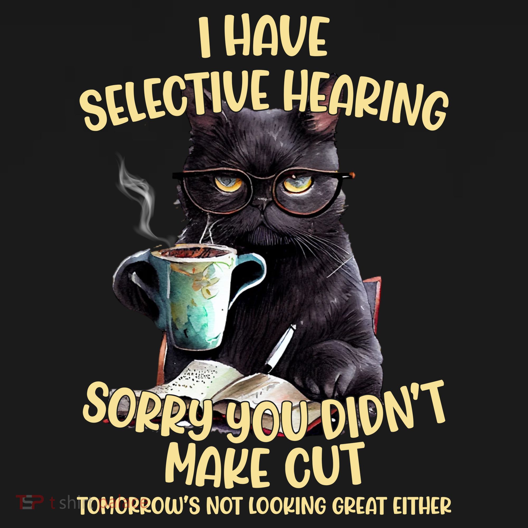 Cat Have Selective Hearing You Didnt Make Cut Funny Doggie Tank