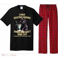 Cat Have Selective Hearing You Didnt Make Cut Funny Pajama Set thumb 0