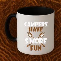 Campers Have Smore Fun Campfire Camping Gift Coffee Mug thumb 2