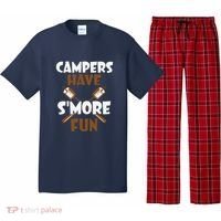 Campers Have Smore Fun Campfire Camping Gift Pajama Set thumb 0