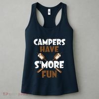 Campers Have Smore Fun Campfire Camping Gift Women's Tank Top thumb 3