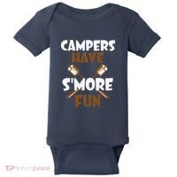 Campers Have Smore Fun Campfire Camping Gift Baby Bodysuit thumb 0