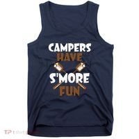 Campers Have Smore Fun Campfire Camping Gift Tank Top thumb 0