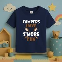 Campers Have Smore Fun Campfire Camping Gift Toddler T-Shirt thumb 3