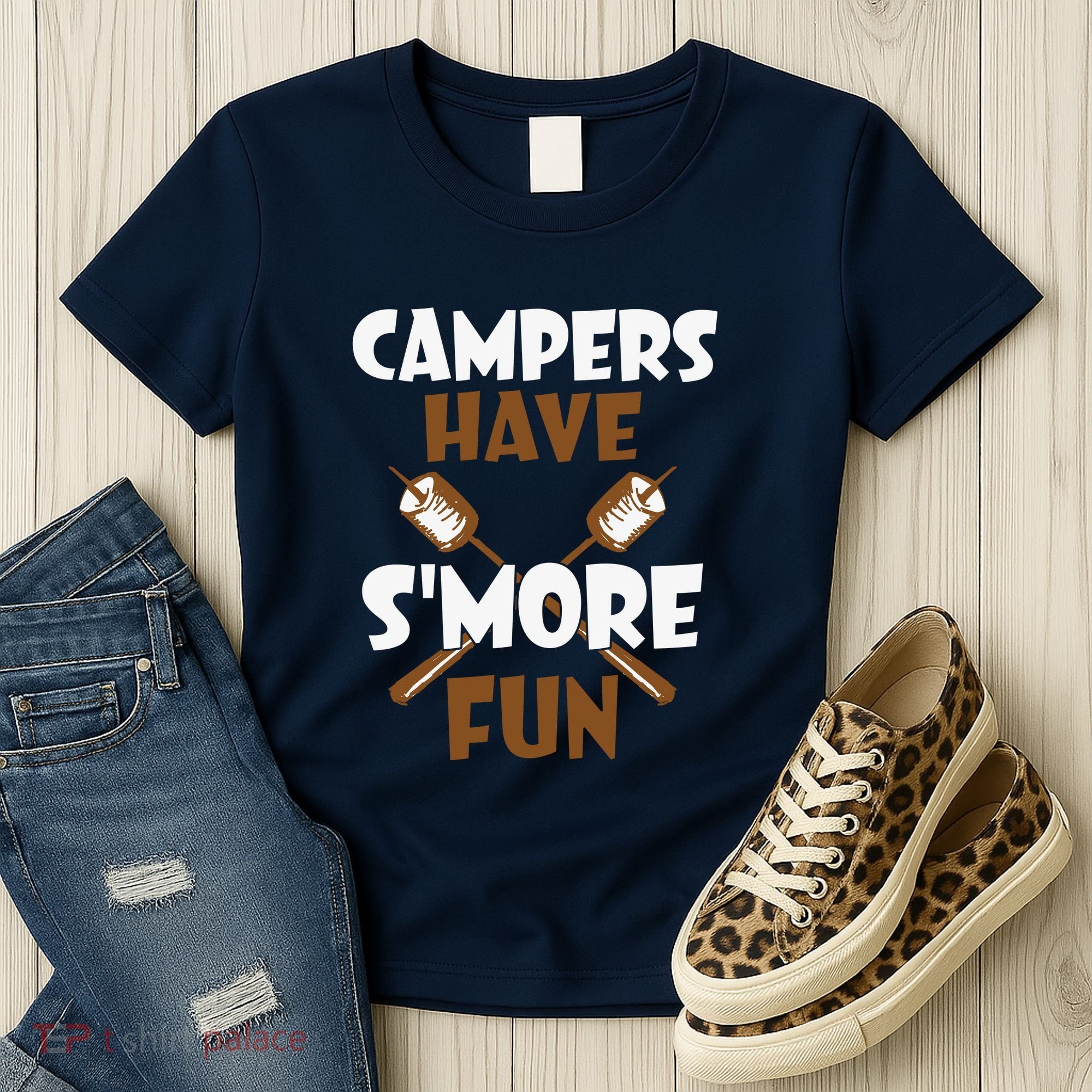 Campers Have Smore Fun Campfire Camping Gift Women's T-Shirt