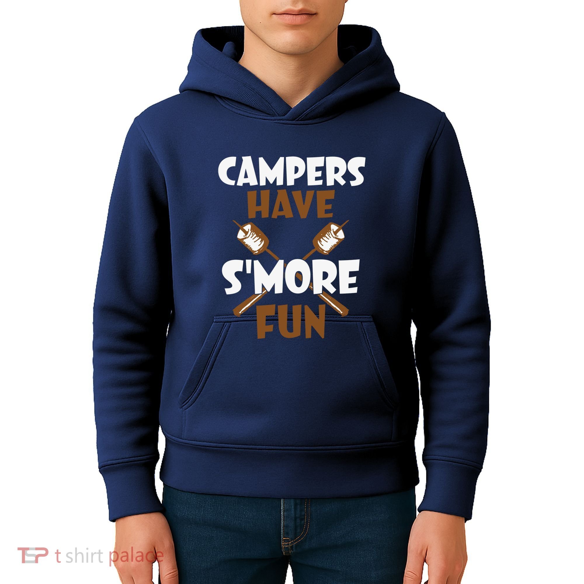 Campers Have Smore Fun Campfire Camping Gift Kids Hoodie