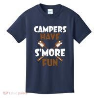 Campers Have Smore Fun Campfire Camping Gift Kids T-Shirt thumb 0