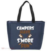 Campers Have Smore Fun Campfire Camping Gift Tote Bag thumb 0