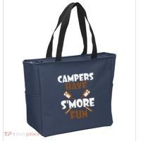 Campers Have Smore Fun Campfire Camping Gift Tote Bag thumb 2