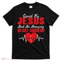 Cool Heart Surgery For Heart Cardiac Rehab Jesus T-Shirt thumb 0