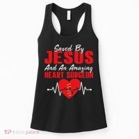 Cool Heart Surgery For Heart Cardiac Rehab Jesus Women's Tank Top thumb 0