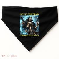 Cringe Hard Skeleton Meme Funny Foreskin USA-Made Doggie Bandana thumb 0
