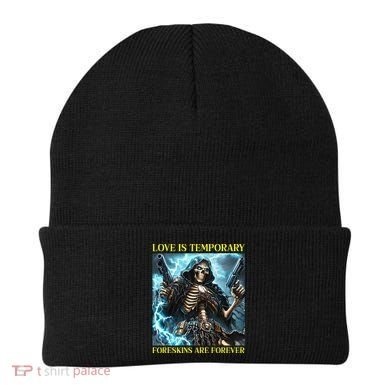 Cringe Hard Skeleton Meme Funny Foreskin Beanie