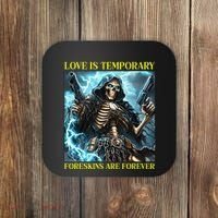 Cringe Hard Skeleton Meme Funny Foreskin Coaster thumb 0