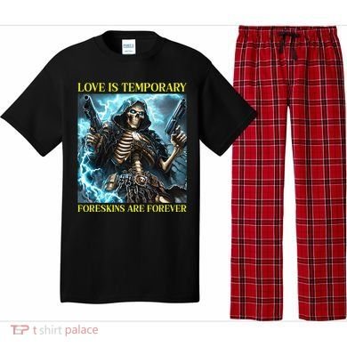 Cringe Hard Skeleton Meme Funny Foreskin Pajama Set