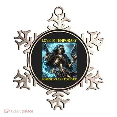 Cringe Hard Skeleton Meme Funny Foreskin Ornament